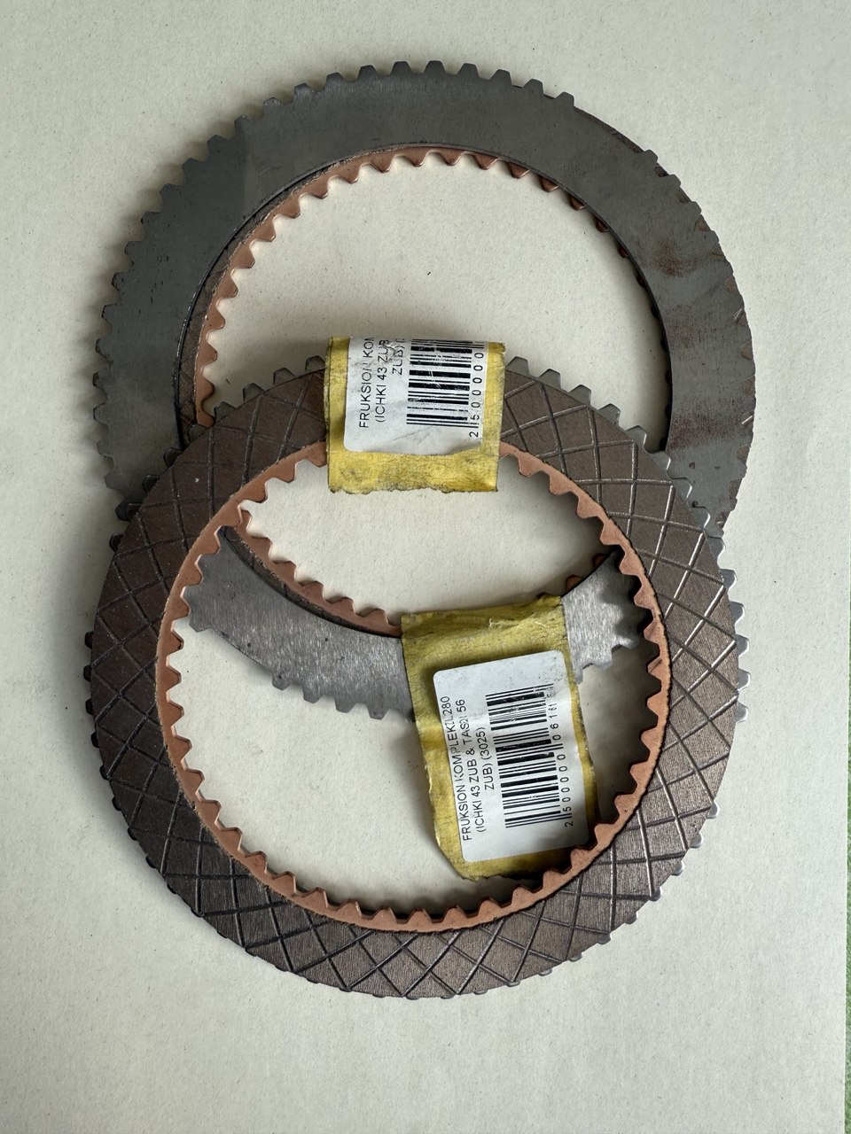 FRIKSION KOMPLEKT ZL280 (ICHKI 43 ZUB & TASHQI 56 ZUB) (3025)