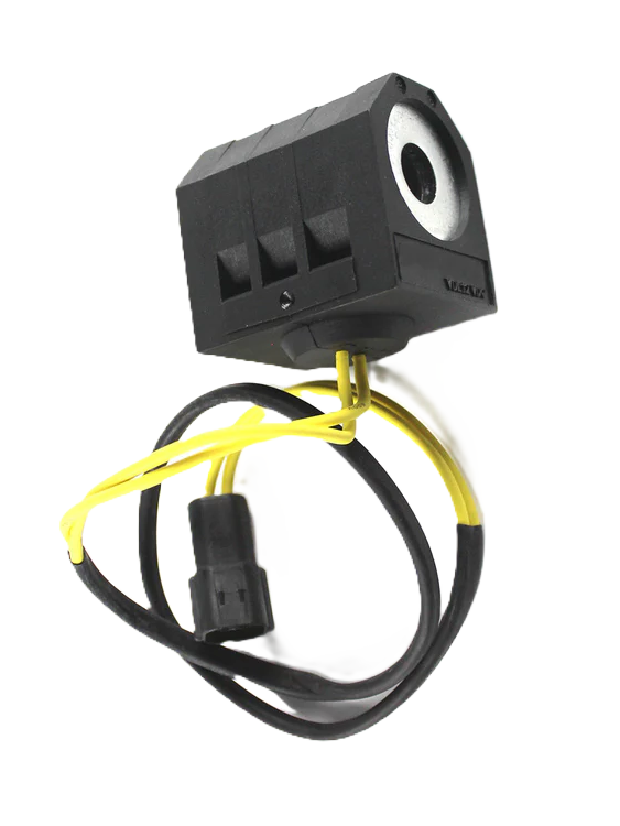 MAGNITNIY KLAPAN DOOSAN VDL 12 V DC sariq