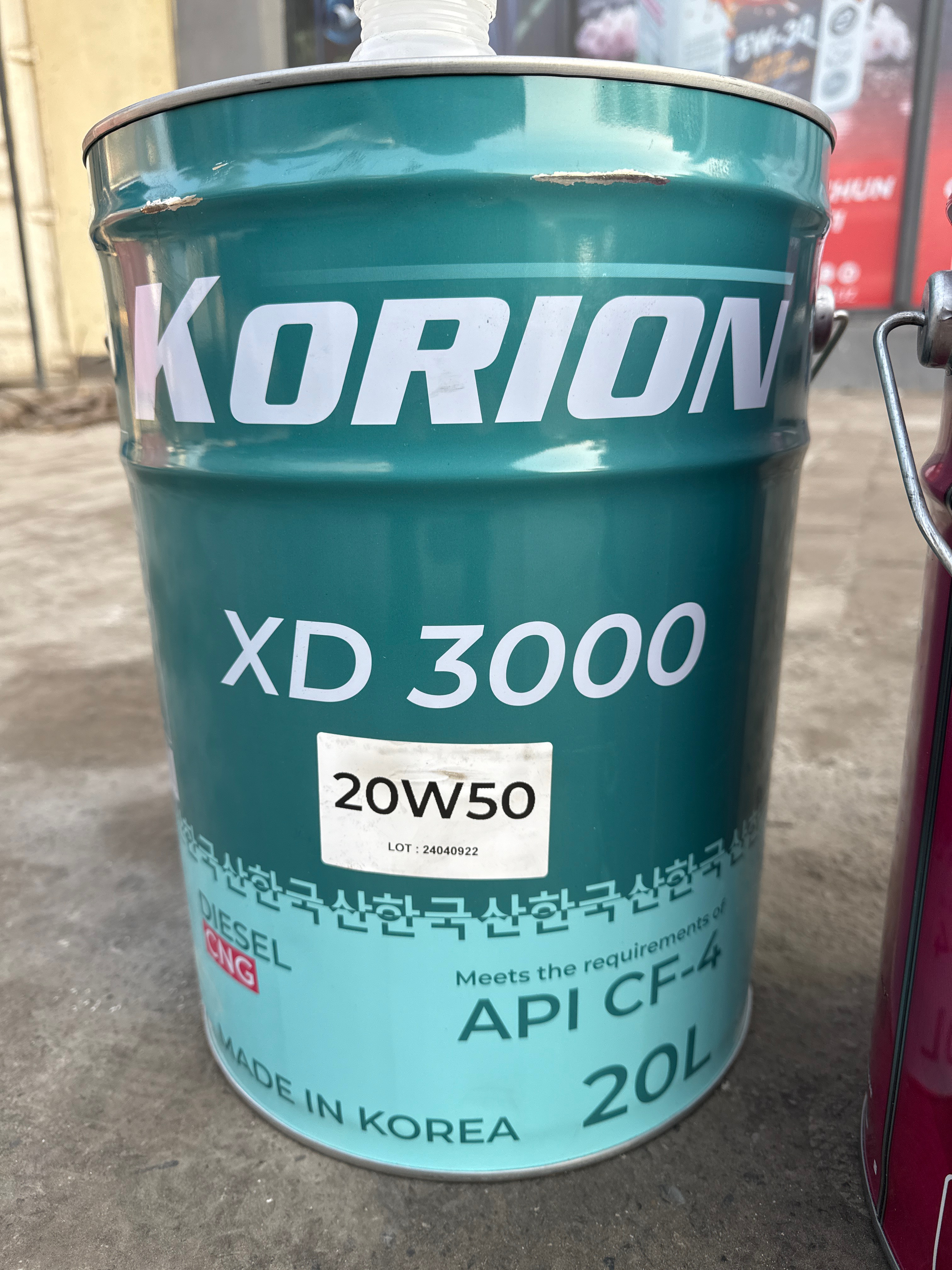 KORION XD3000 CF-4 20w-50 20L