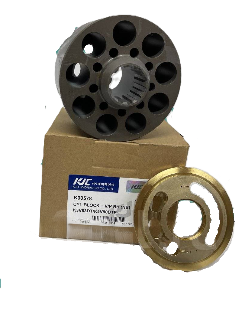 CYL BLOCK + V/P RH (NB) K3V63DT/K5V80DTP K00578 KJC KOREA
