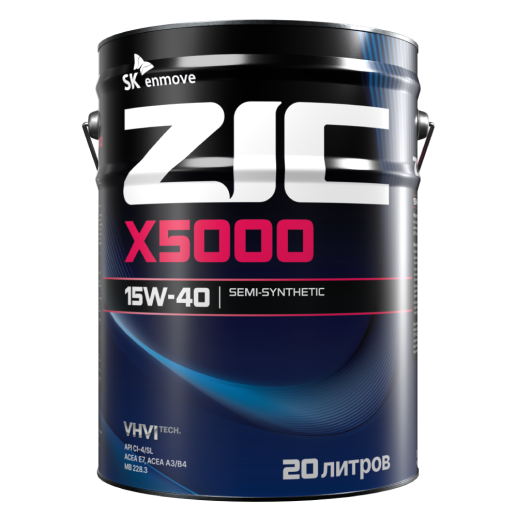 ZIC DIESEL X5000 15w-40 20L