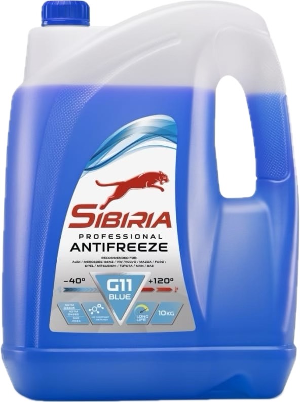 ANTIFREEZE SIBIRIA KO'K 40° 10KG
