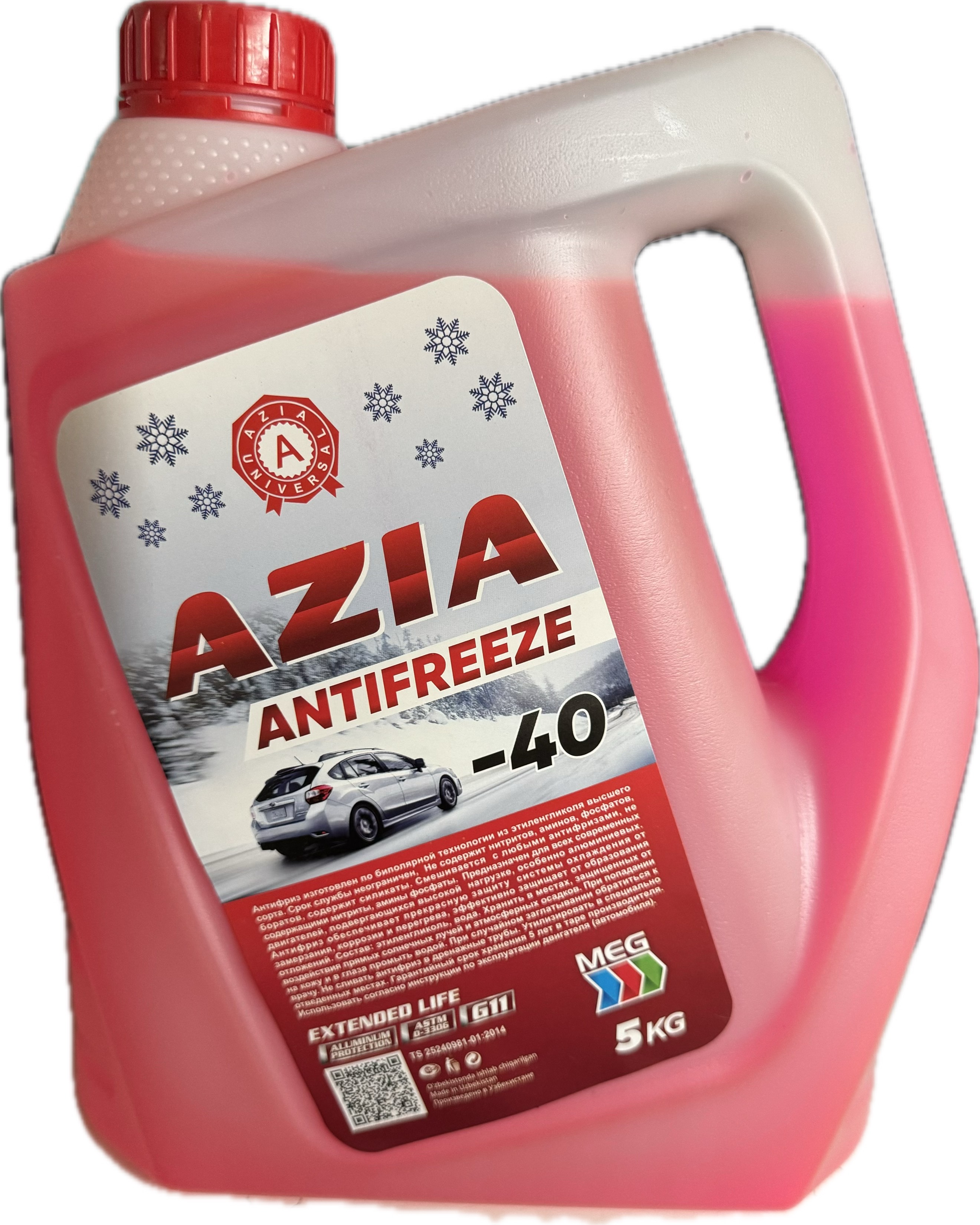 AZIA ANTIFREEZE UNIVERSAL 40° 5KG