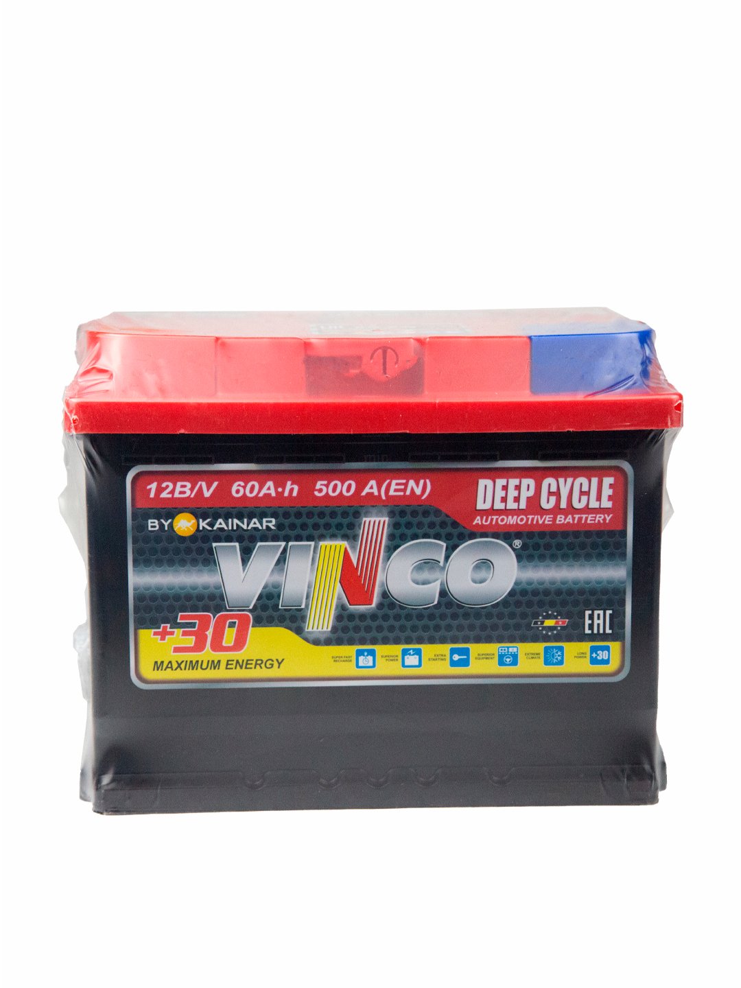 AKUMLYATOR VINCO 12V 60Ah 500A R(0) LASETTI (QAZAQSTAN)