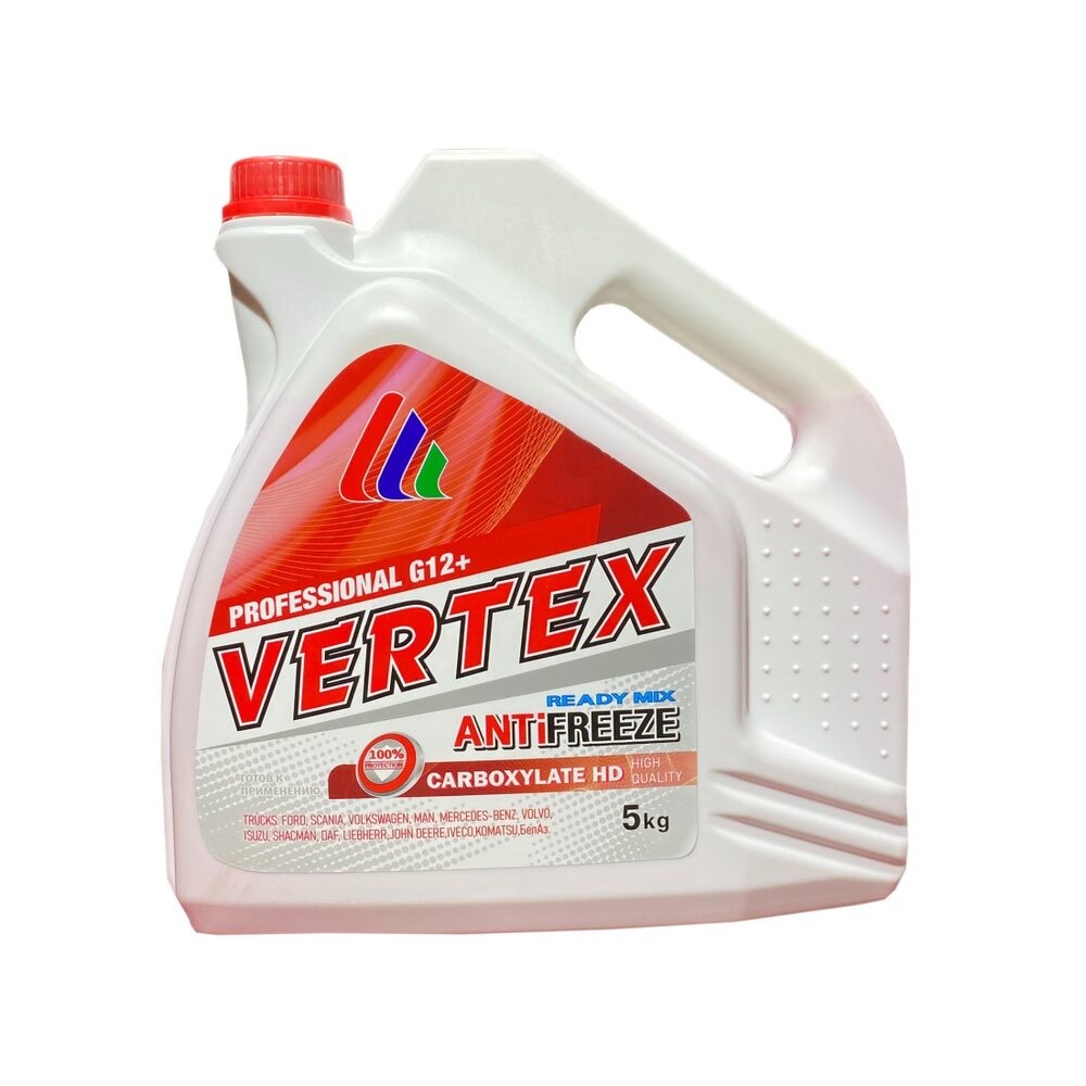 VERTEX ANTIFREEZE CARBOXYLATE 5KG G12+ QIZIL