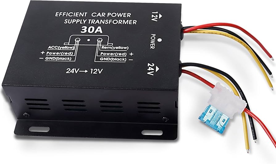 RELE DC VOLTAGE REDUCER 24V→12V 30A KICHIK